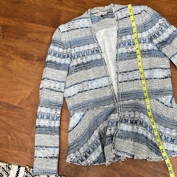 Rebecca Taylor Tweed Peplum Blazer Jacket - Picture 10 of 17